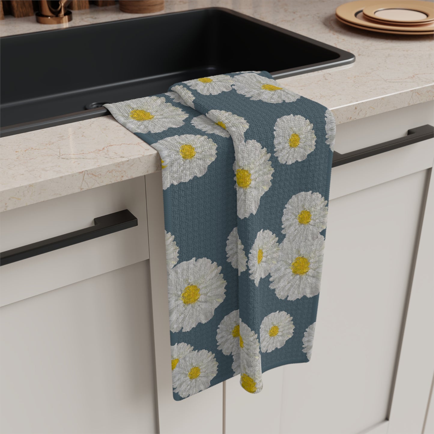 Microfiber Tea Towel | Daisies