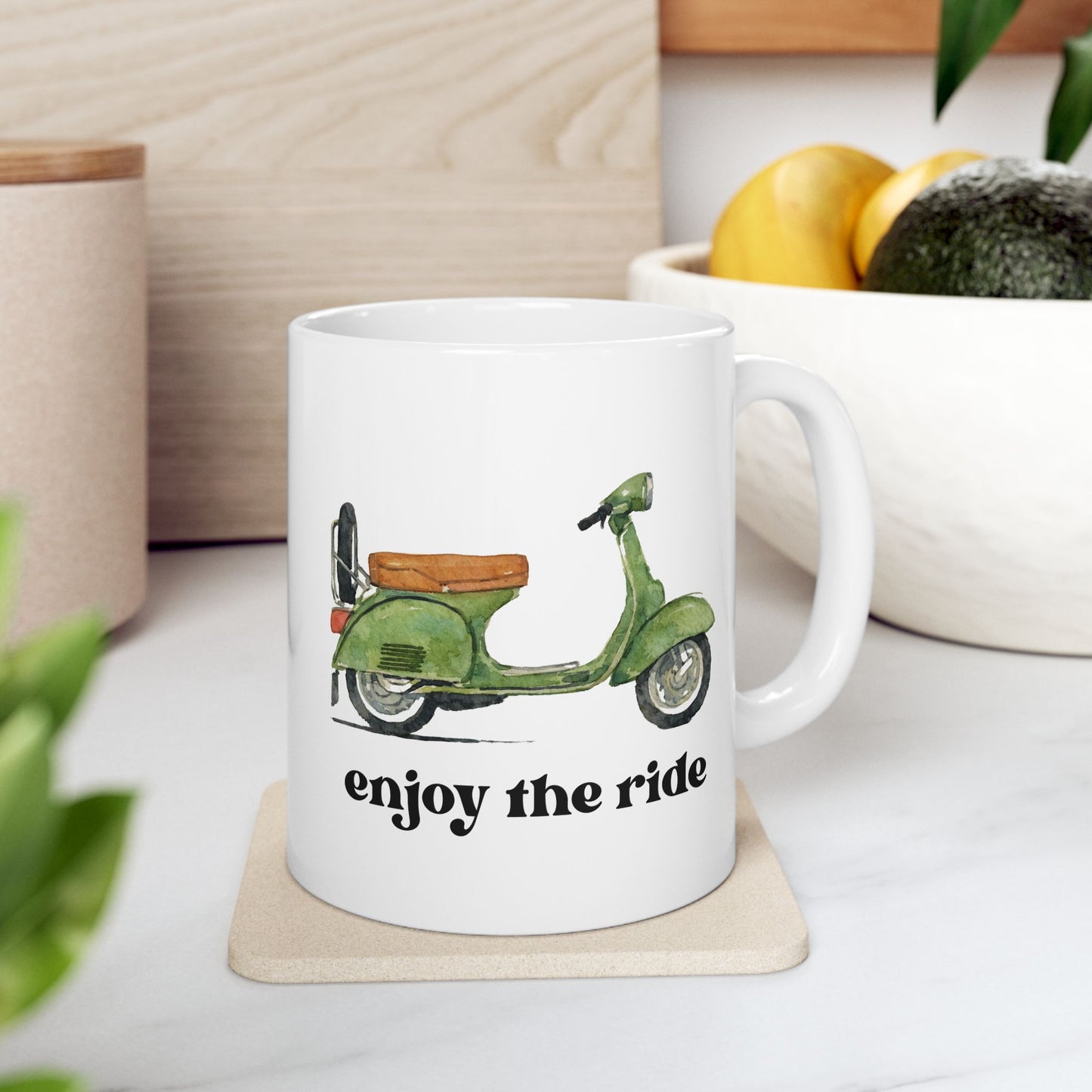 Enjoy The Ride — Ceramic Mug (11oz)