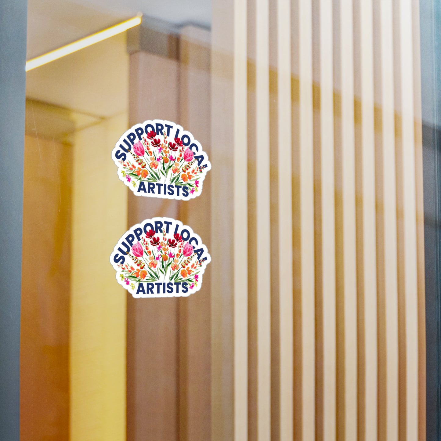 Support Local Artists Floral | Vinyl Decals