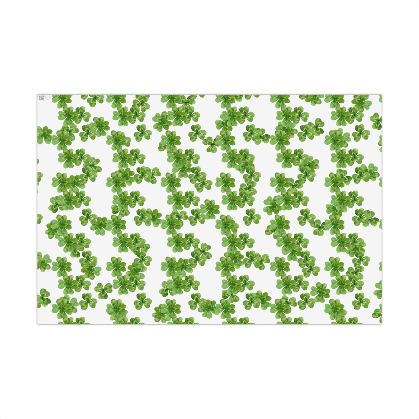 Gift Wrap Paper | Watercolor Clovers
