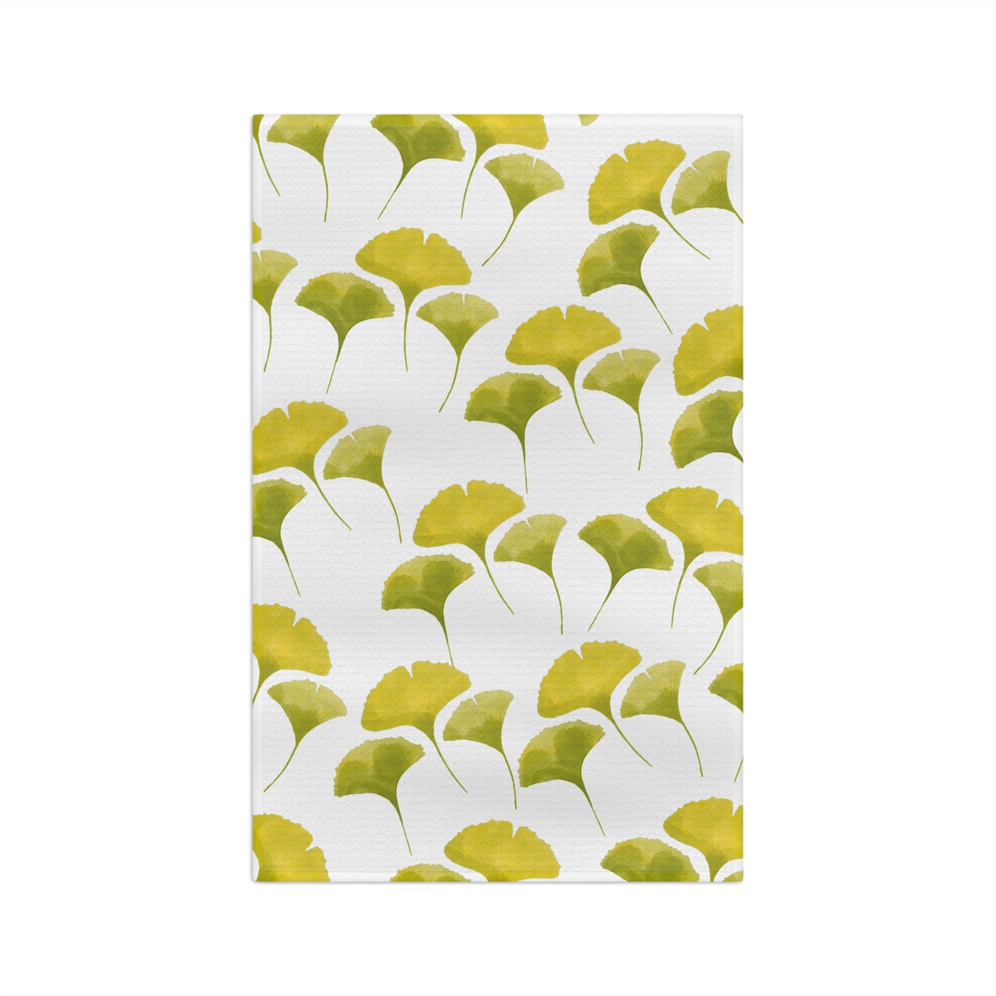 Microfiber Tea Towel | Yellow Ginkgo Leaves