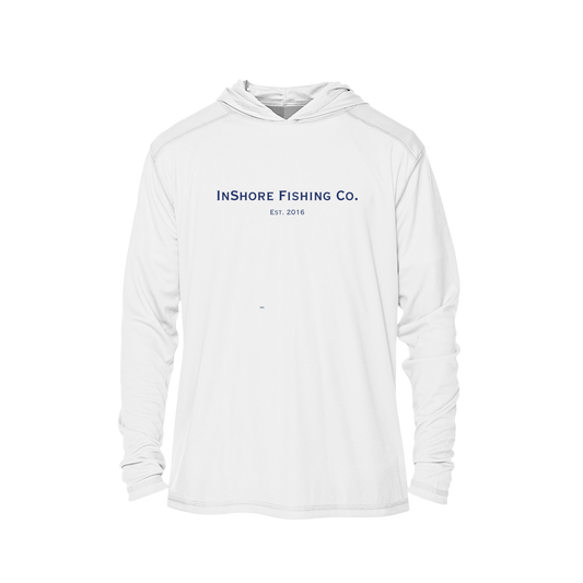 InShore Fishing Co. Solar Hoodie — Navy Bass