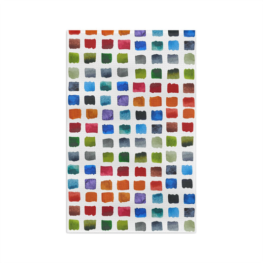 Microfiber Tea Towel | Watercolor Swatches