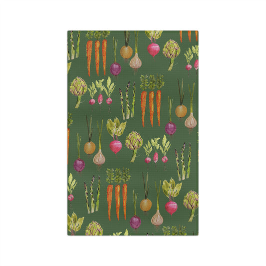 Microfiber Tea Towel | Root Veggie Harvest
