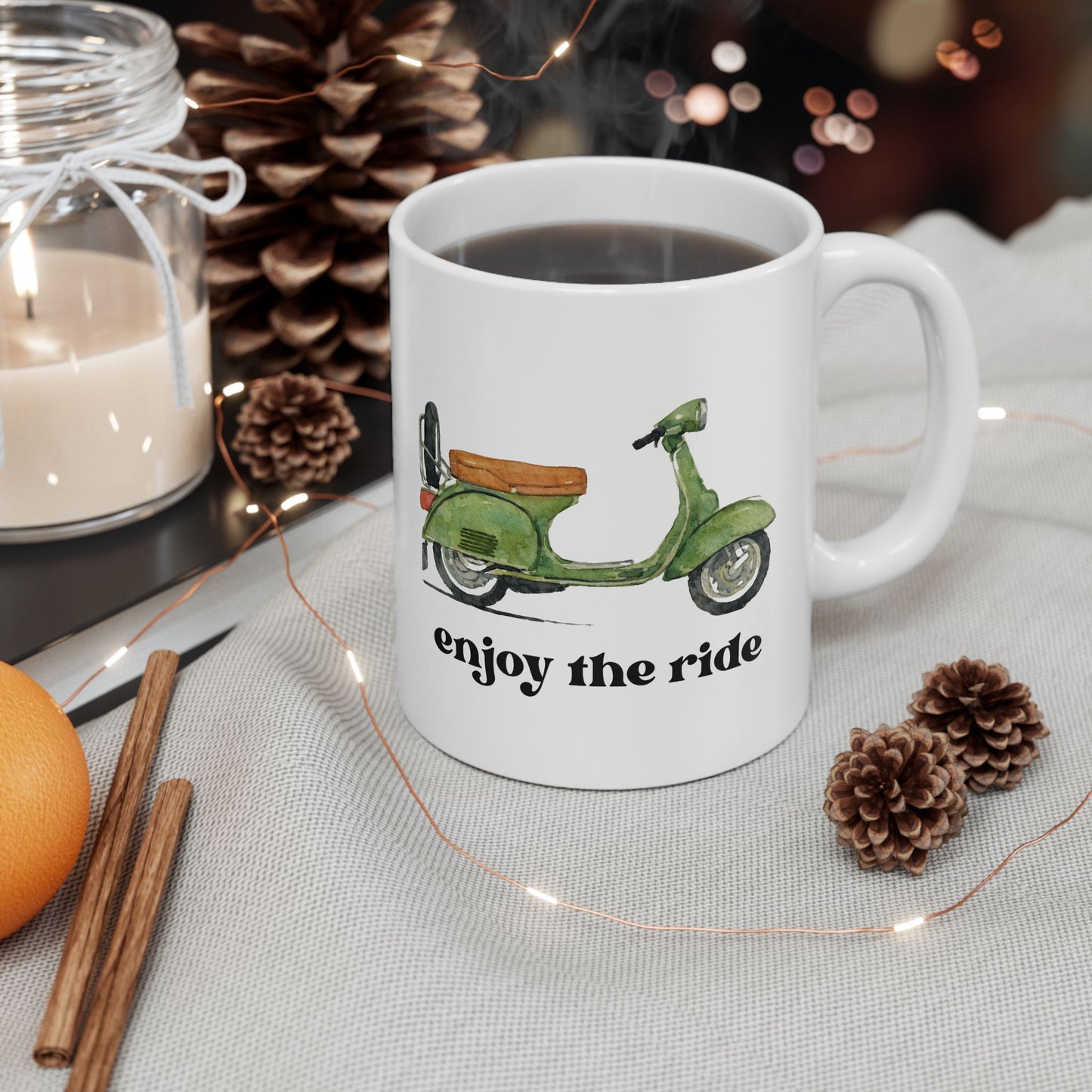 Enjoy The Ride — Ceramic Mug (11oz)