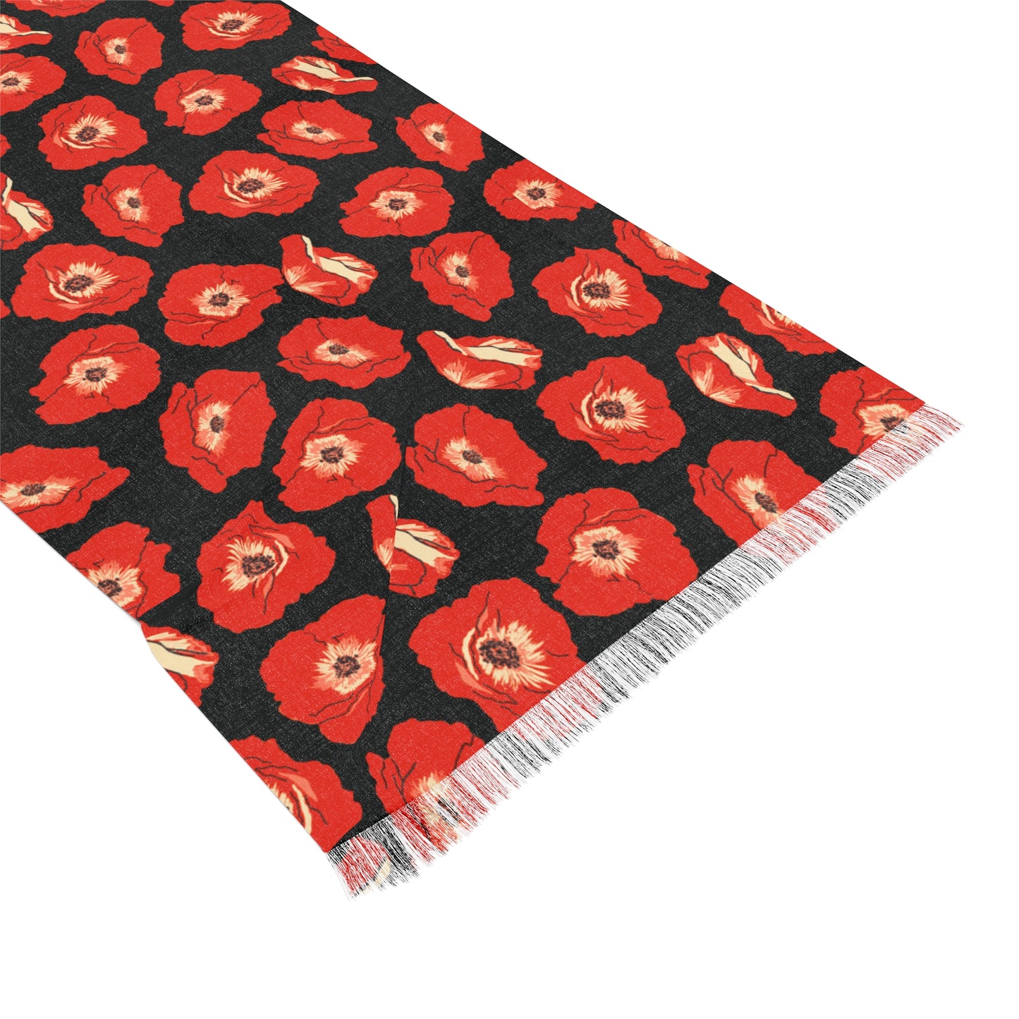 Poppy Bloom Lightweight Scarf