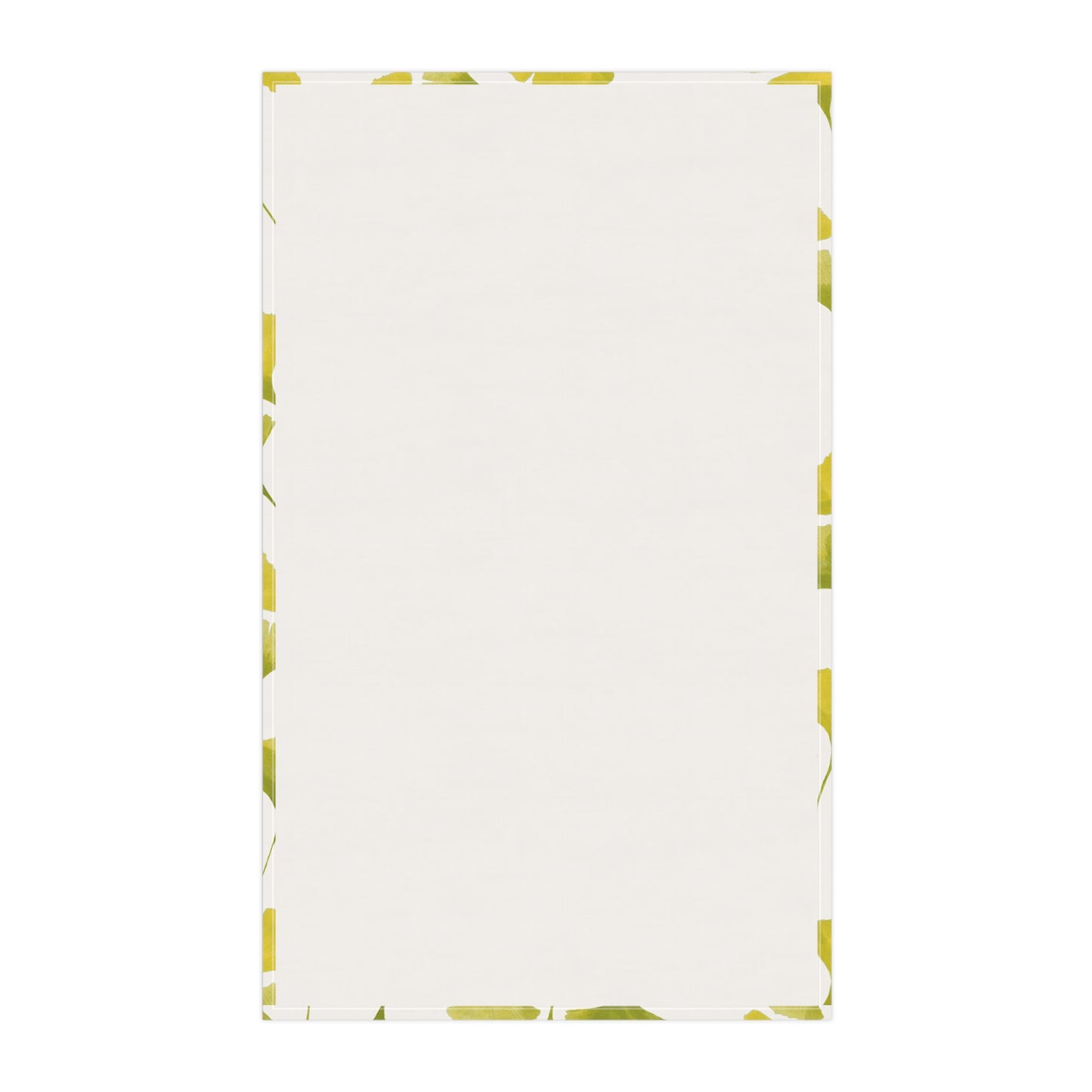 Cotton Tea Towel | Yellow Ginkgo Leaves