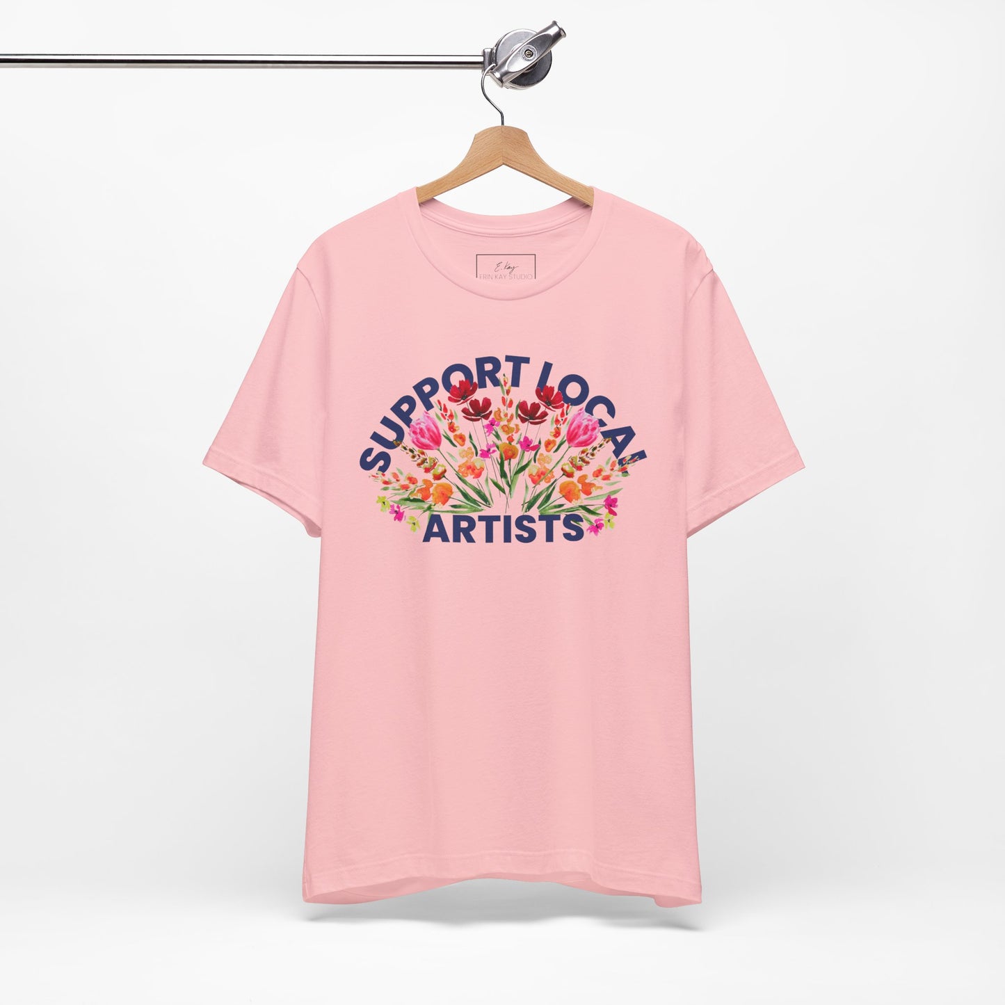 Support Local Artists Watercolor Tee | Cotton Tee