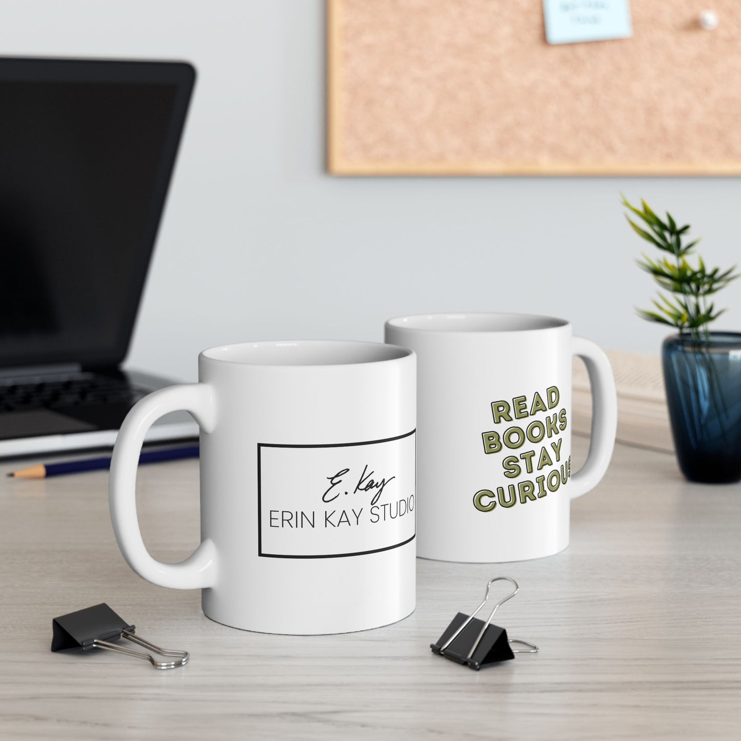 Read Books Stay Curious — Ceramic Mug (11oz)