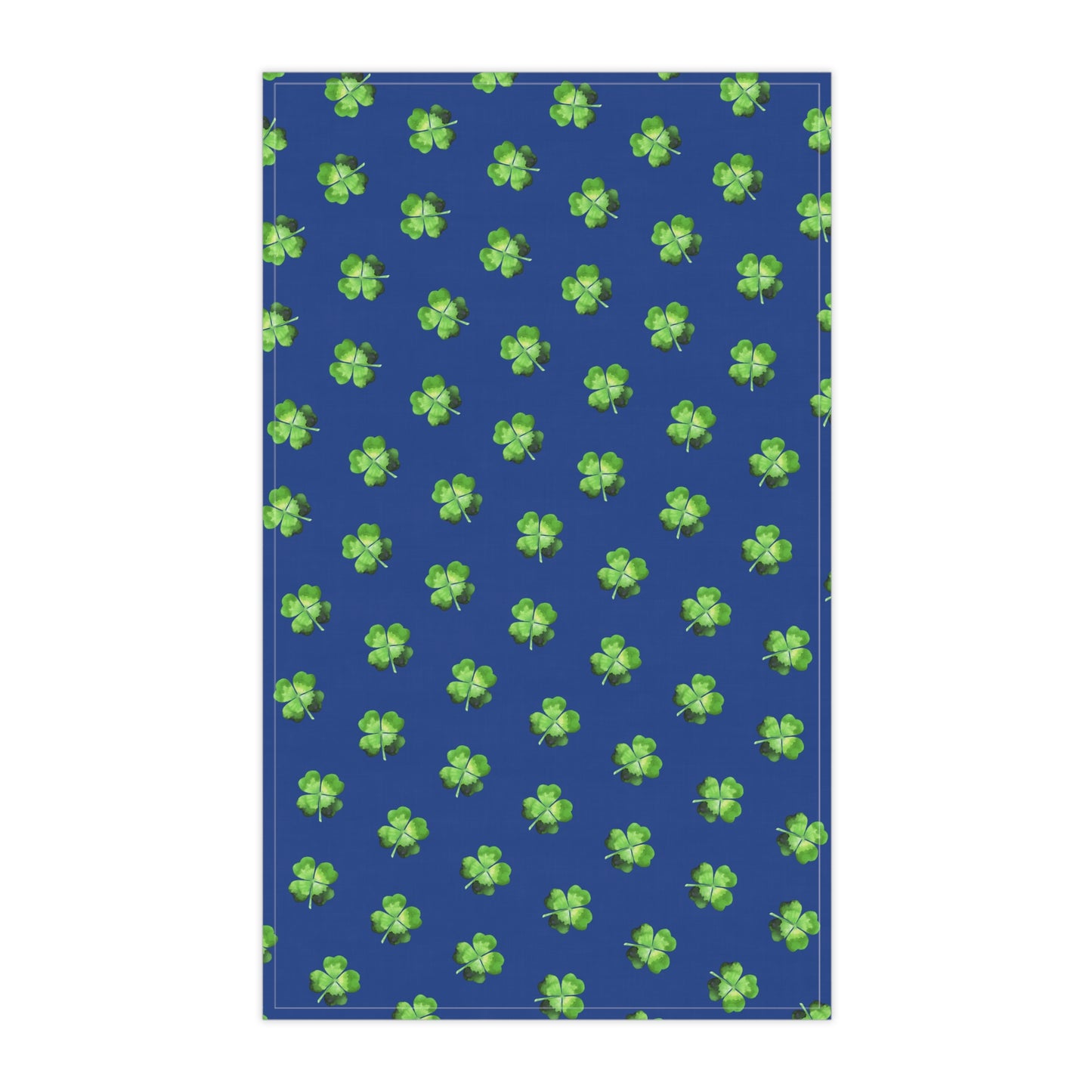 Cotton Tea Towel | Clovers Watercolor