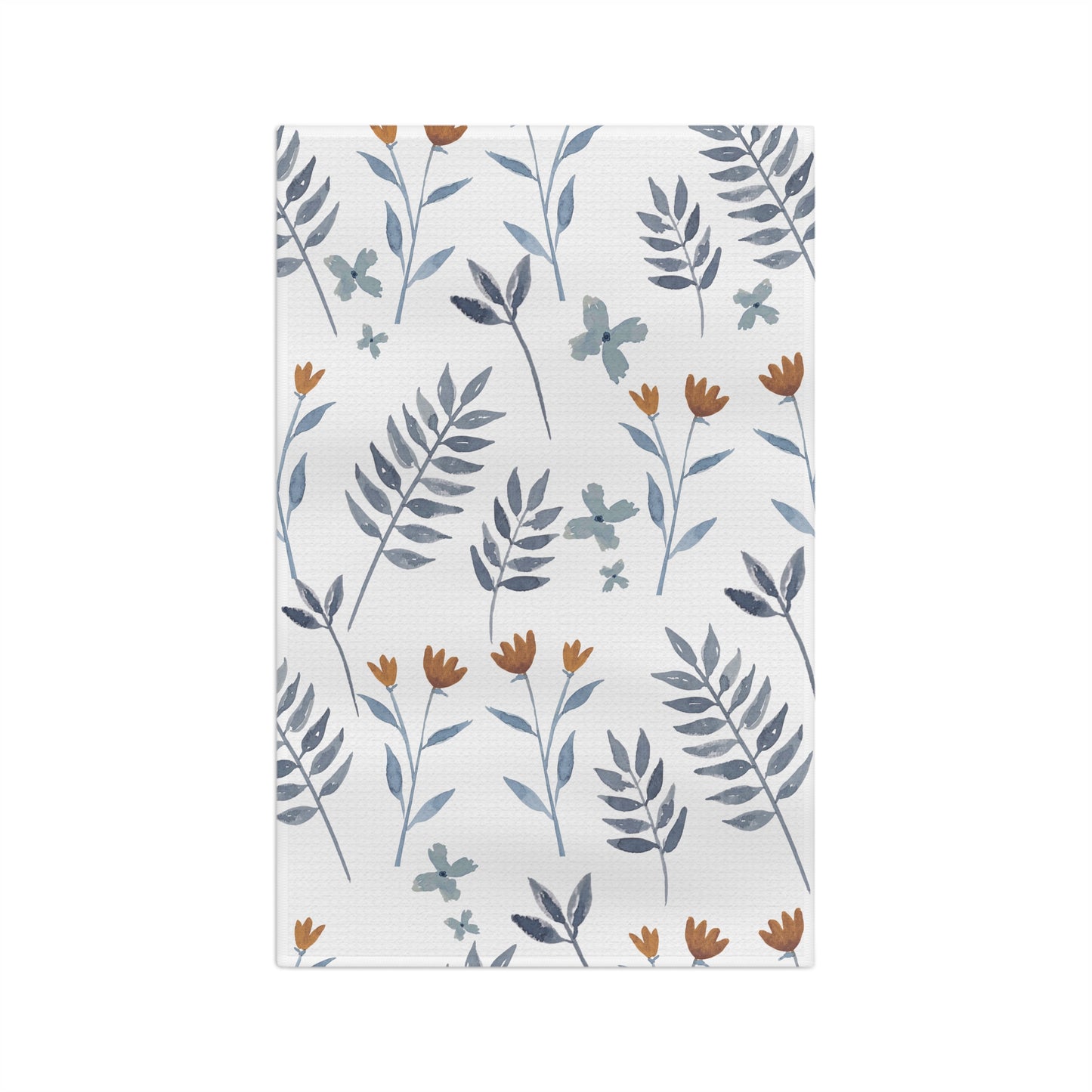 Microfiber Tea Towel | Watercolor Winter Flora