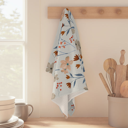 Microfiber Tea Towel | Lovely Watercolor Florals II