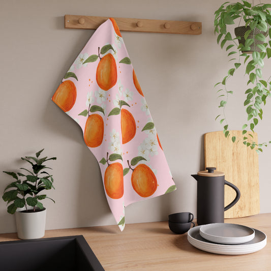 Cotton Tea Towel | Sweet Orange Blossoms
