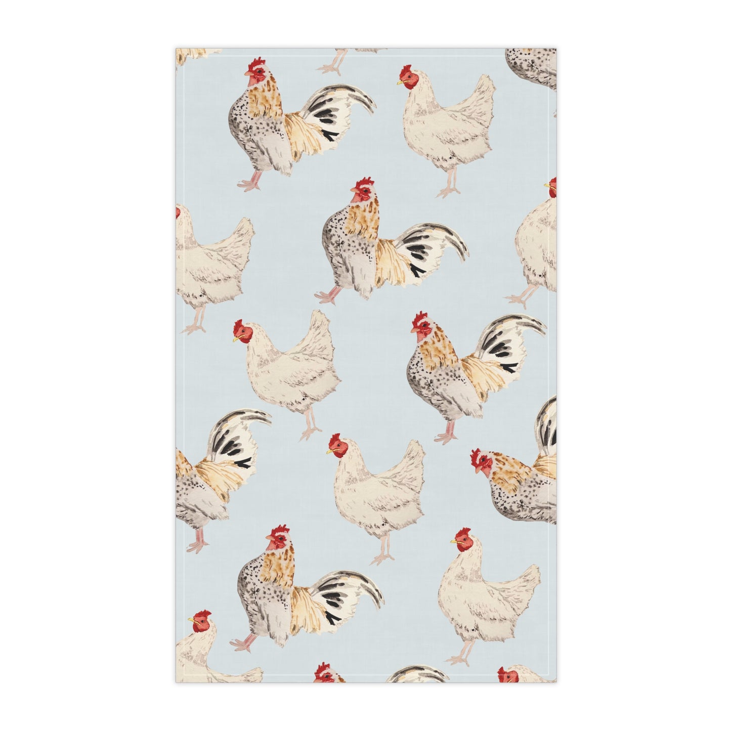 Cotton Tea Towel | Playing Chicken