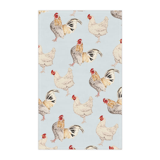 Cotton Tea Towel | Playing Chicken