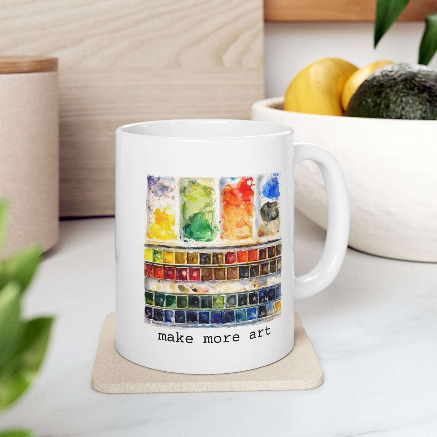 Make More Art — Ceramic Mug (11oz)