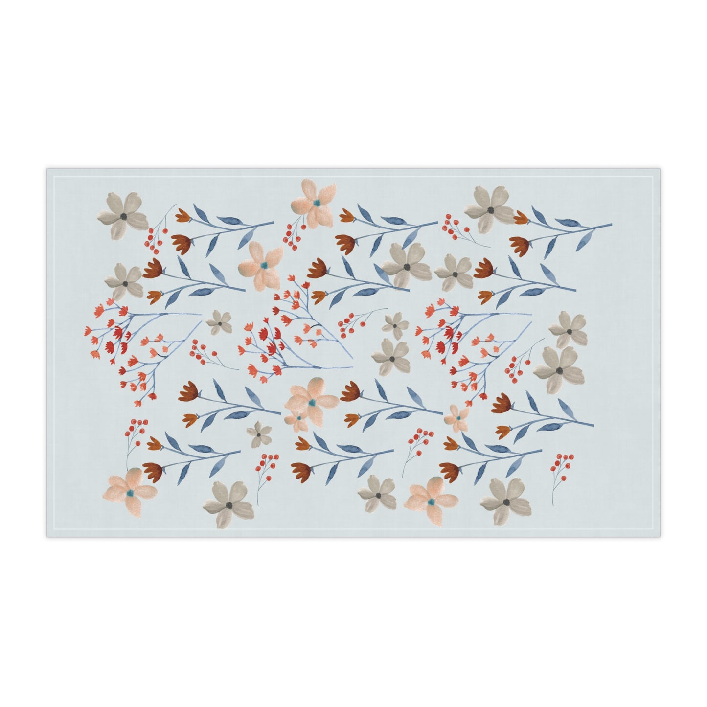 Cotton Tea Towels | Lovely Watercolor Flowers