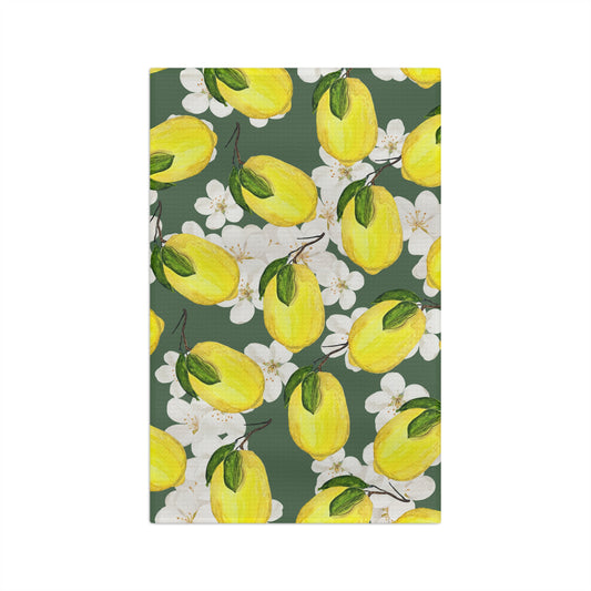 Microfiber Tea Towel | Lemon Blossoms