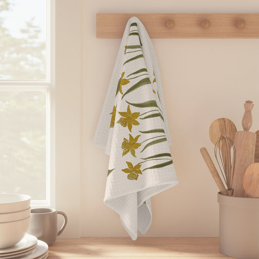 Microfiber Tea Towel | Daffodils