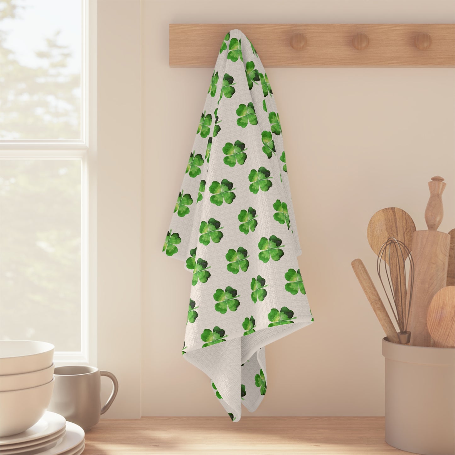 Microfiber Tea Towel | Clovers III