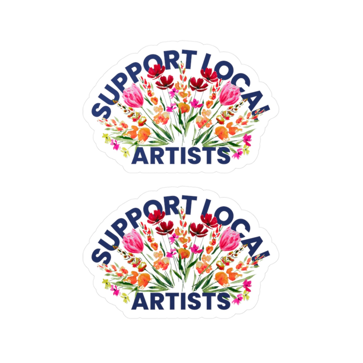 Support Local Artists Floral | Vinyl Decals