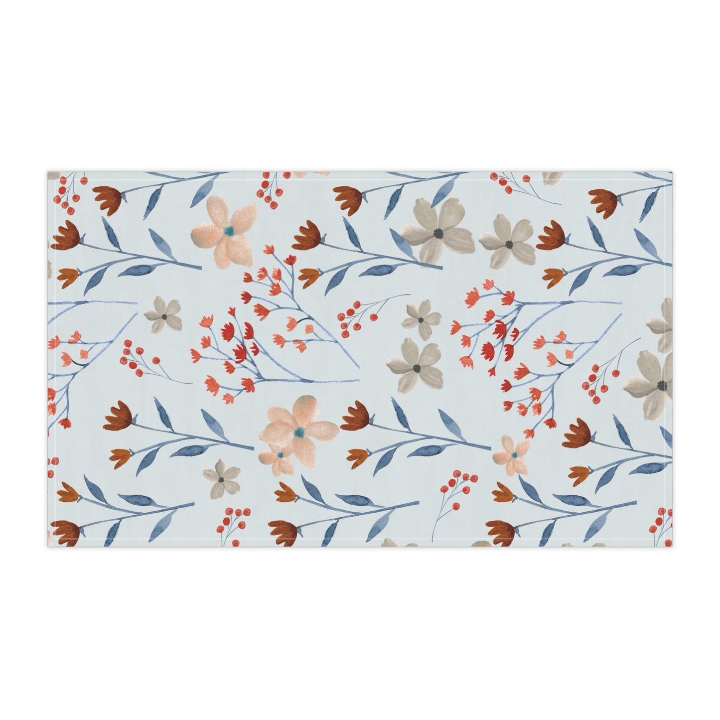 Cotton Tea Towel | Lovely Watercolor Flowers II