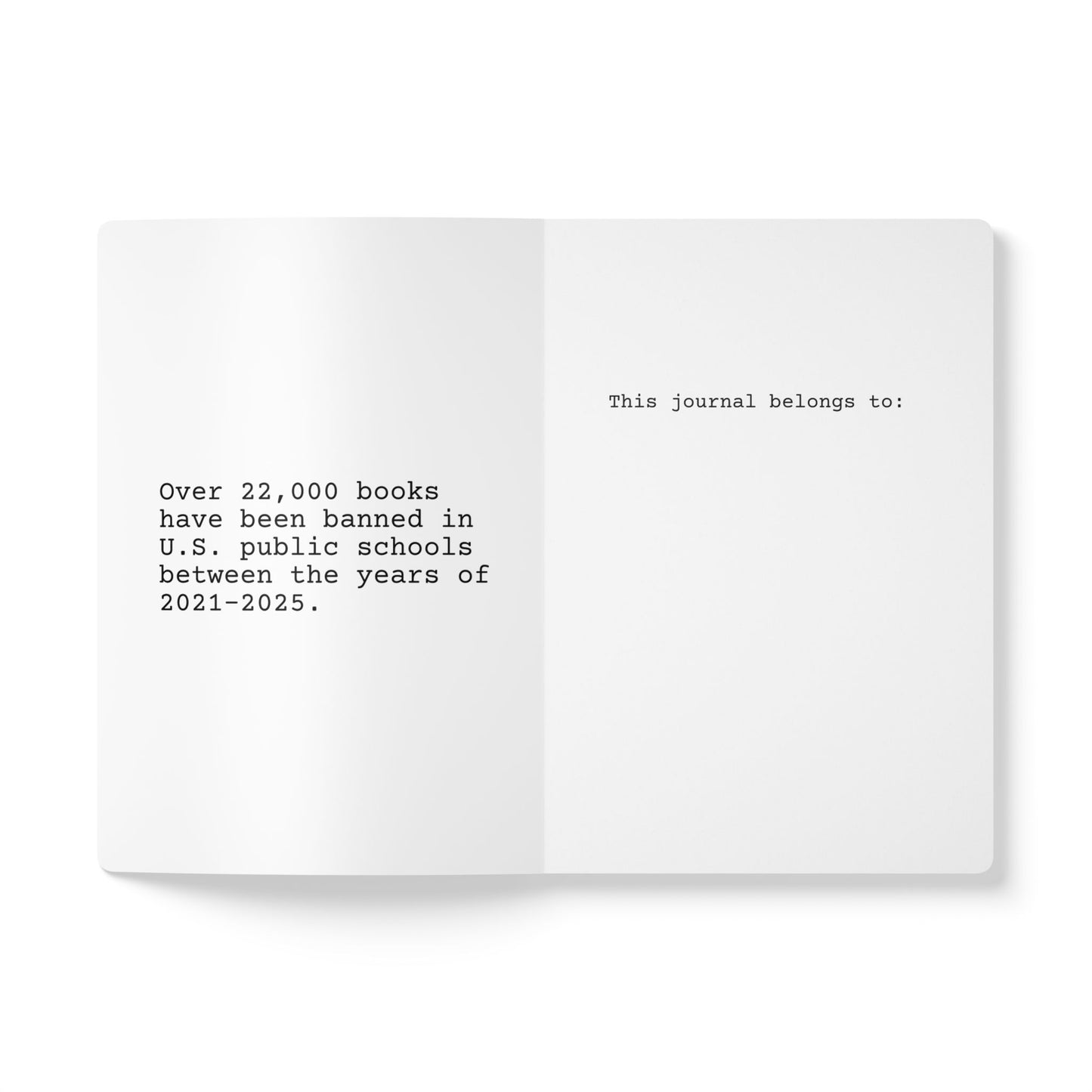 Watercolor Soft Cover Journal | Read Banned Books
