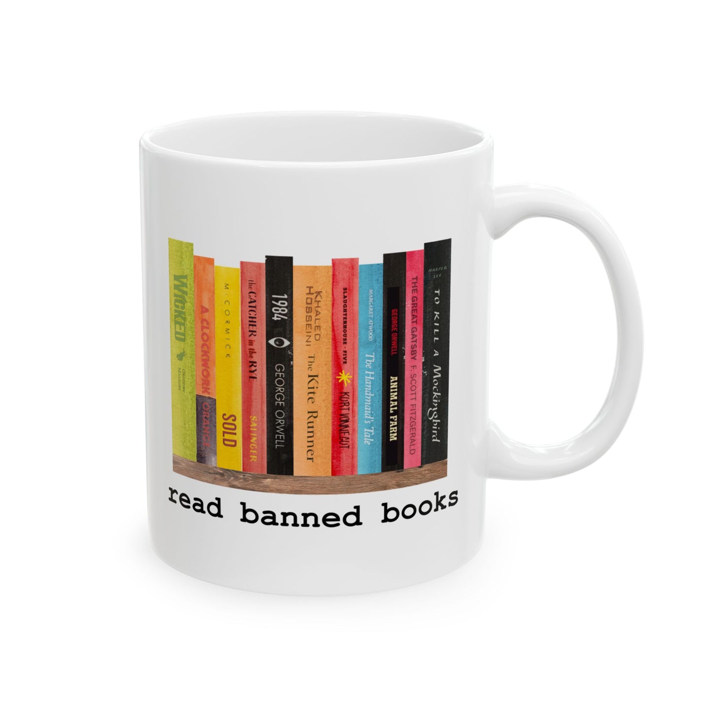 Read Banned Books — Ceramic Mug (11oz)