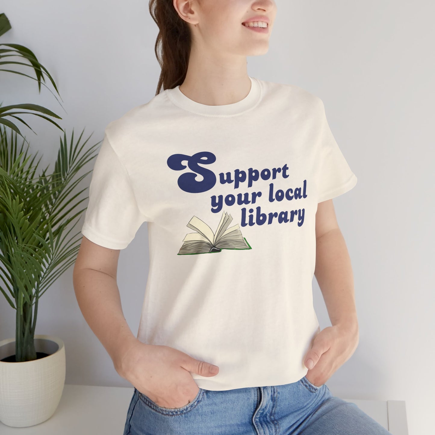 Support Your Local Library | Cotton Tee
