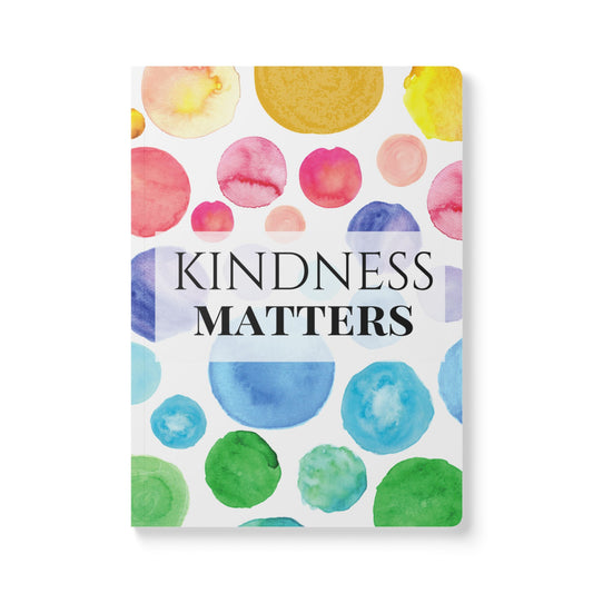 Watercolor Dots Softcover Journal | Kindness Matters