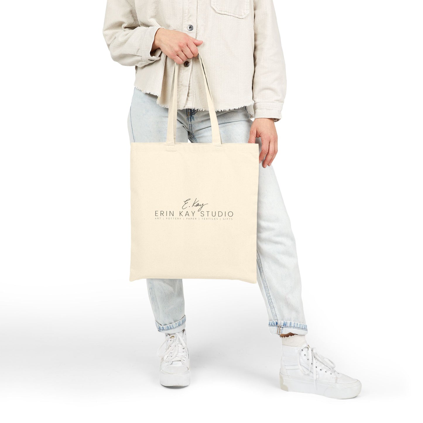 Canvas Tote | Erin Kay Studio | Text