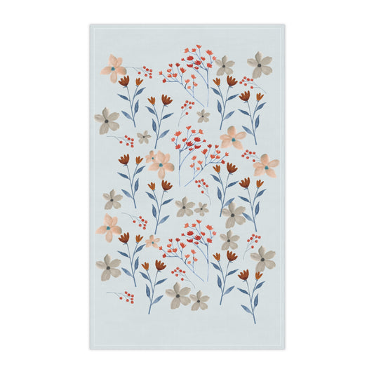 Cotton Tea Towels | Lovely Watercolor Flowers