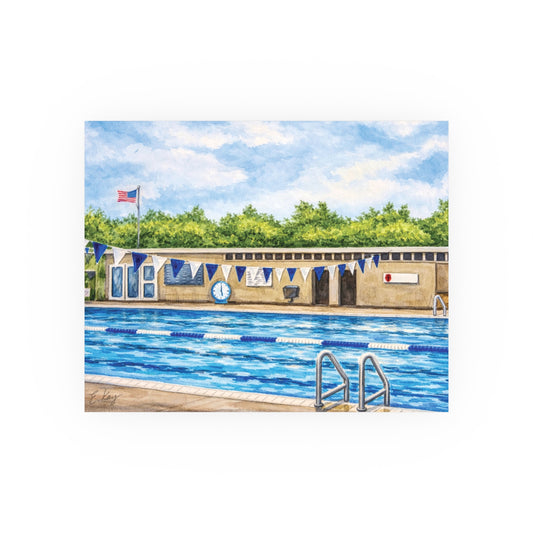 Sample 3 The Pool Watercolor