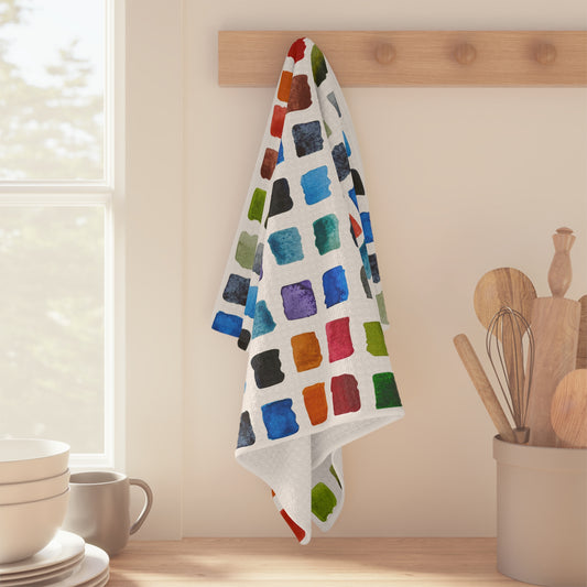Microfiber Tea Towel | Watercolor Swatches