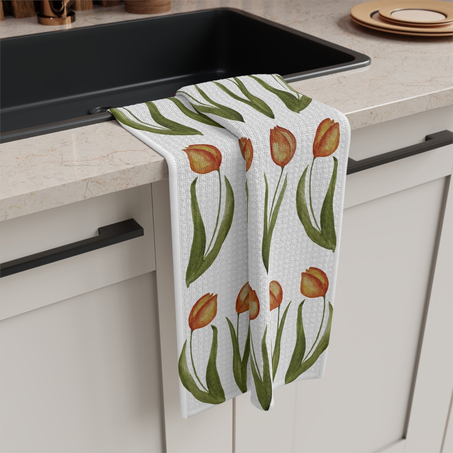 Microfiber Tea Towel | Tulips