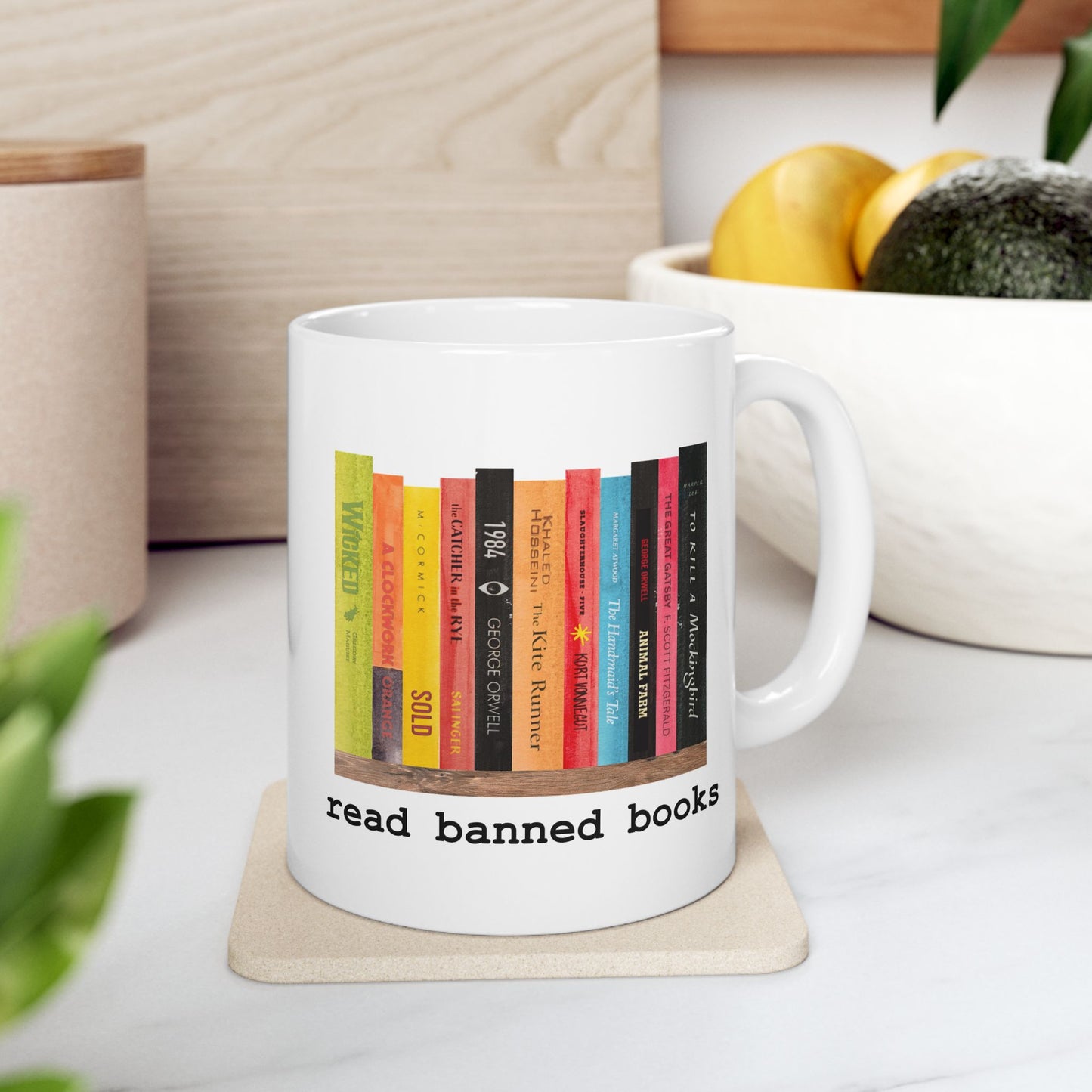 Read Banned Books — Ceramic Mug (11oz)