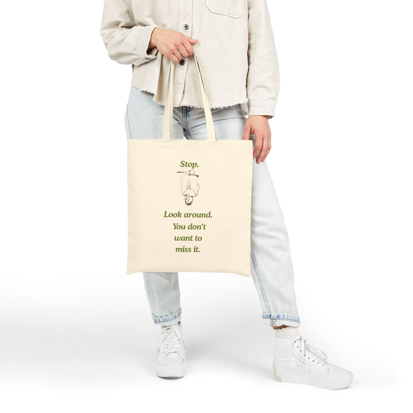 Canvas Tote | Stop. Look Around.