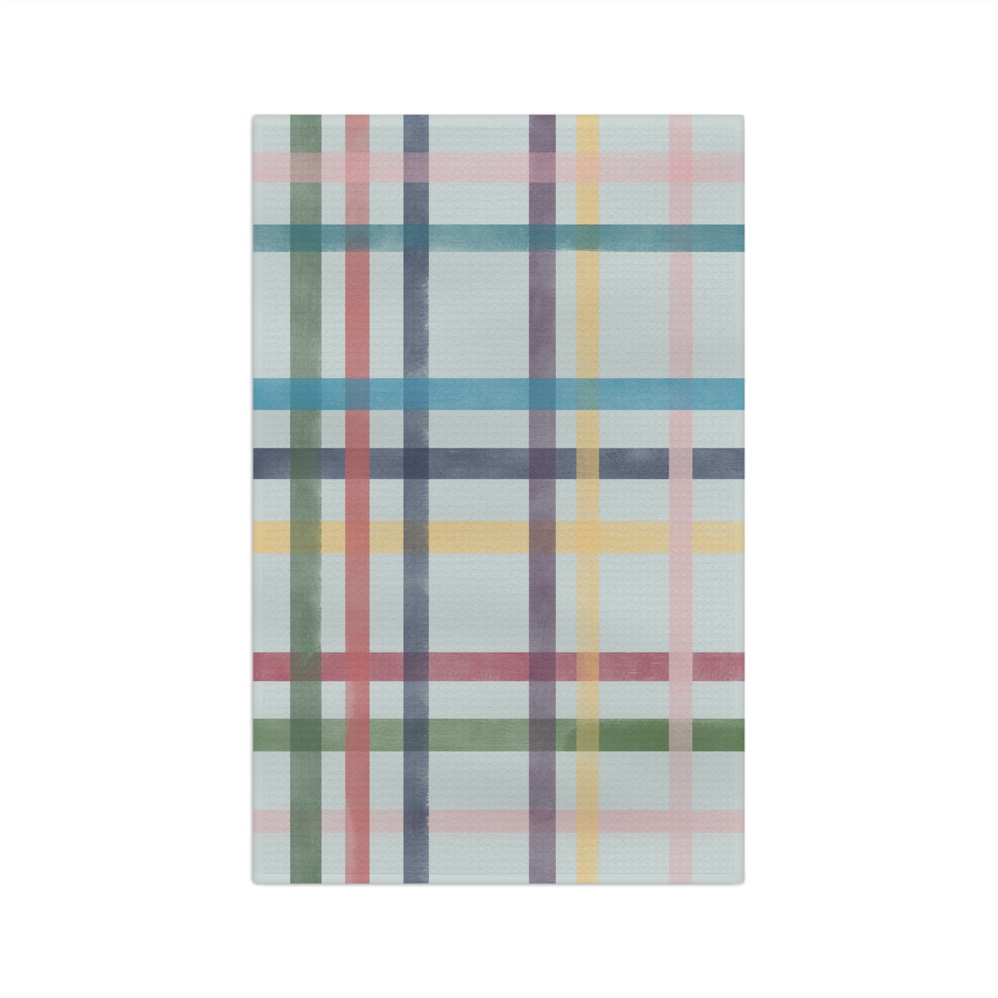 Microfiber Tea Towel | Watercolor Grid