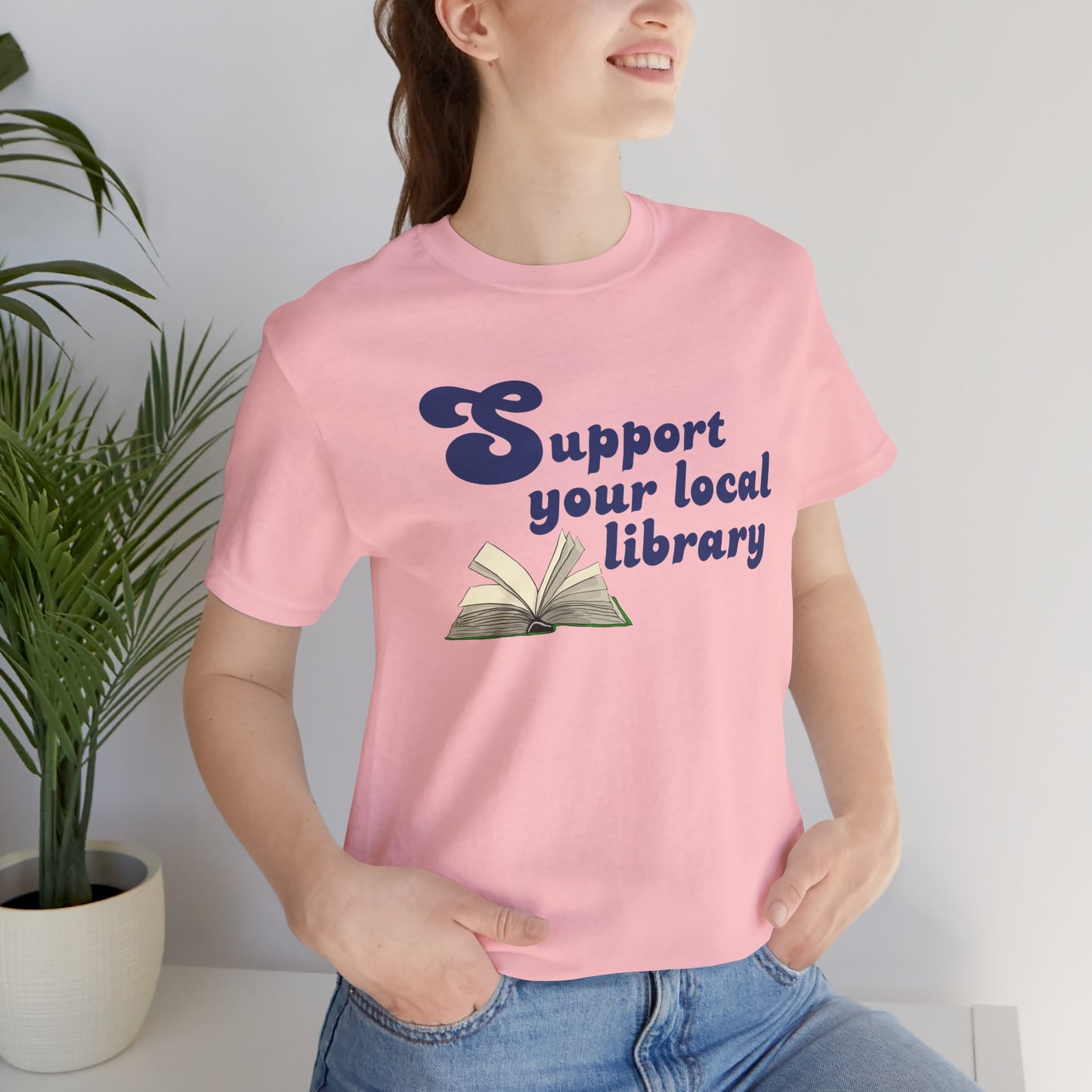 Support Your Local Library | Cotton Tee
