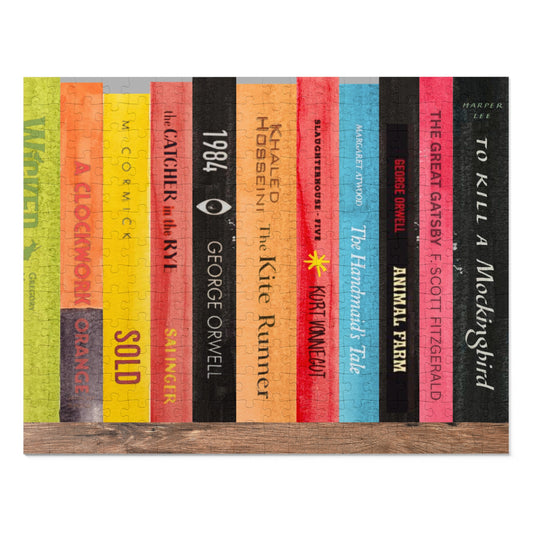 Banned Books Jigsaw Puzzle with Tin - Crayons