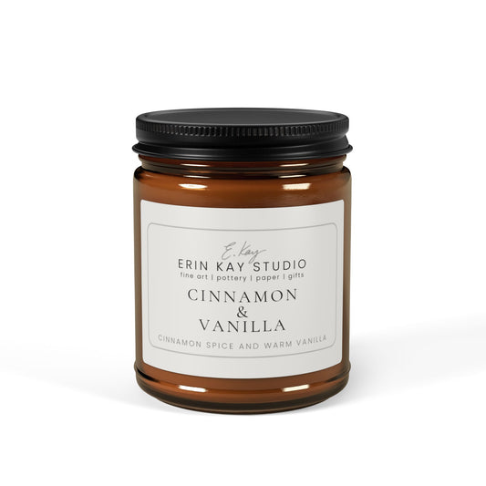 Cinnamon & Vanilla Soy Candle