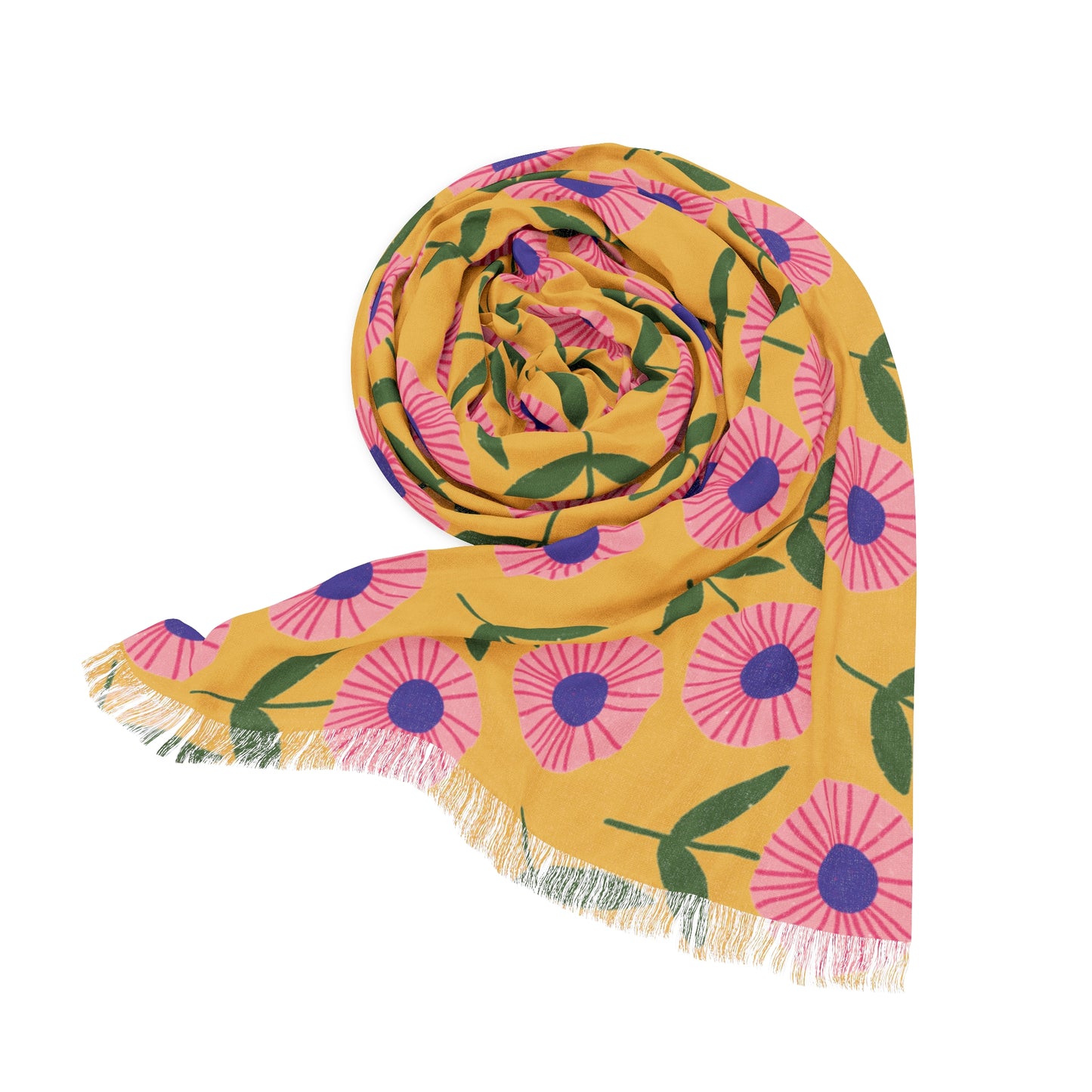 Bold Floral Lightweight Scarf