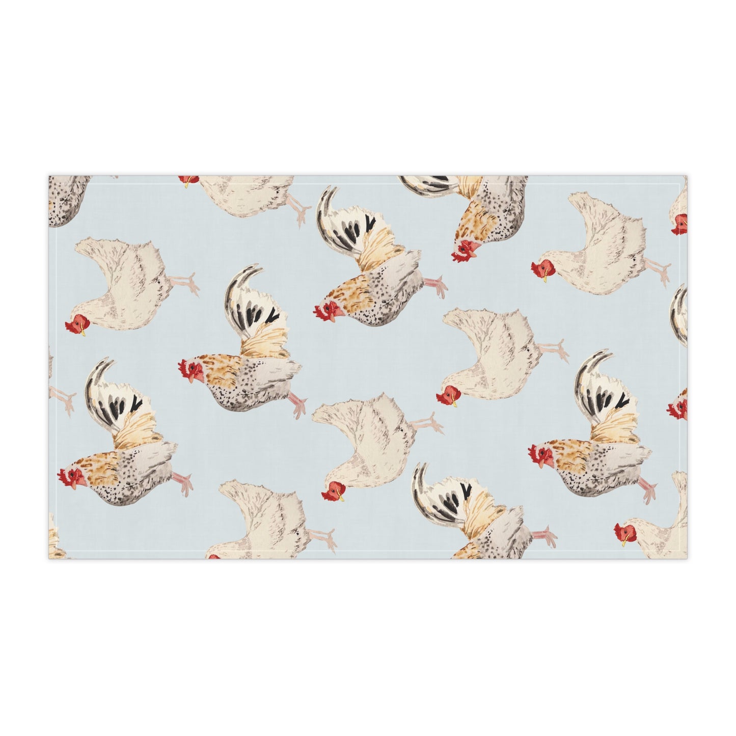 Cotton Tea Towel | Playing Chicken
