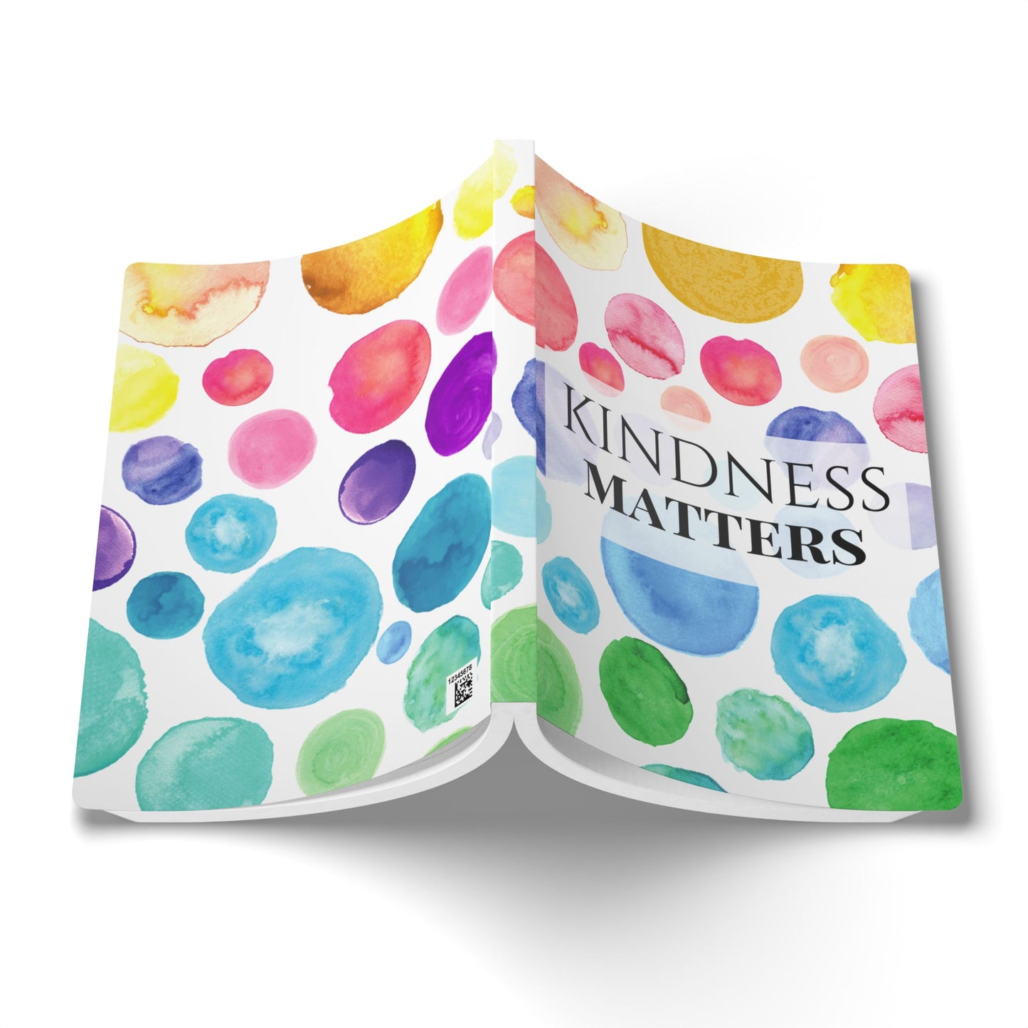 Watercolor Dots Softcover Journal | Kindness Matters