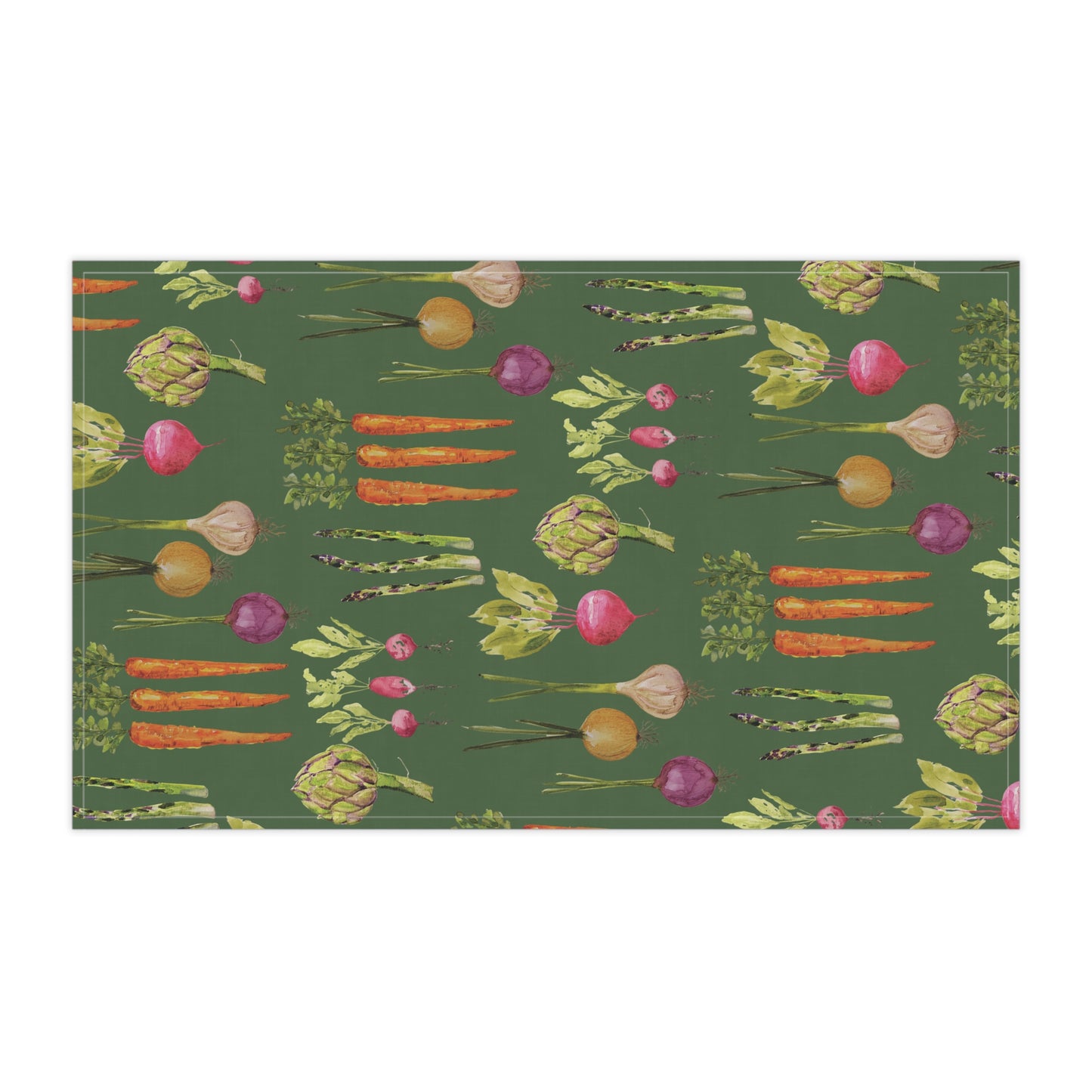 Cotton Tea Towel | Root Veggie Harvest