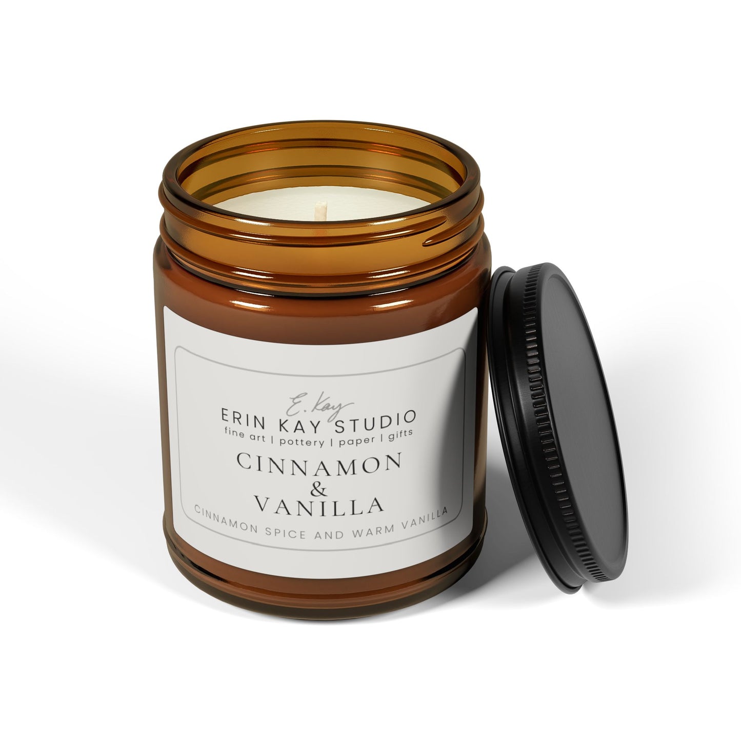 Cinnamon & Vanilla Soy Candle