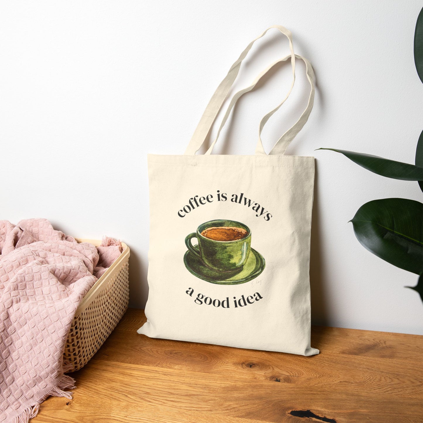 Canvas Tote | Coffee is...