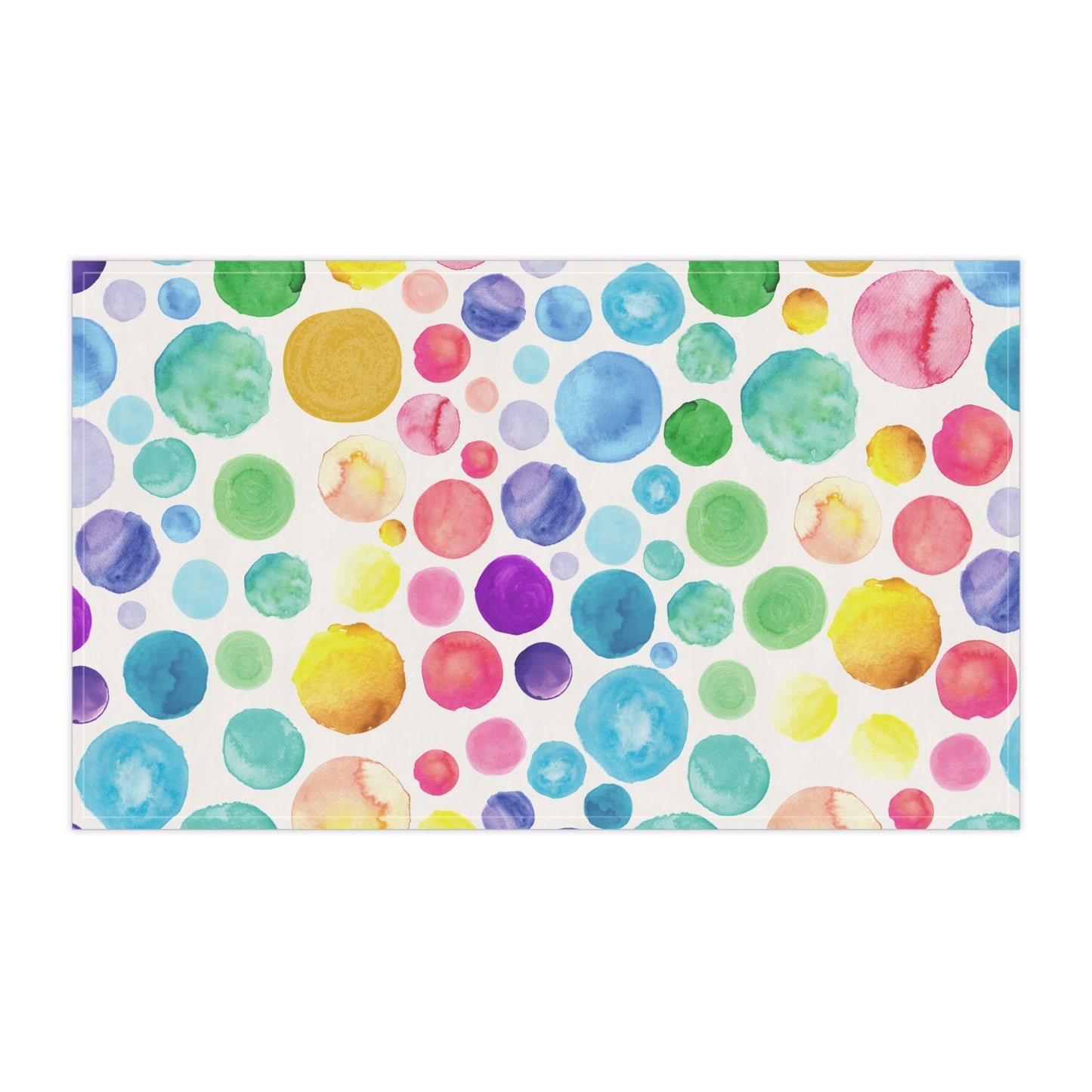 Cotton Tea Towel | Watercolor Dots