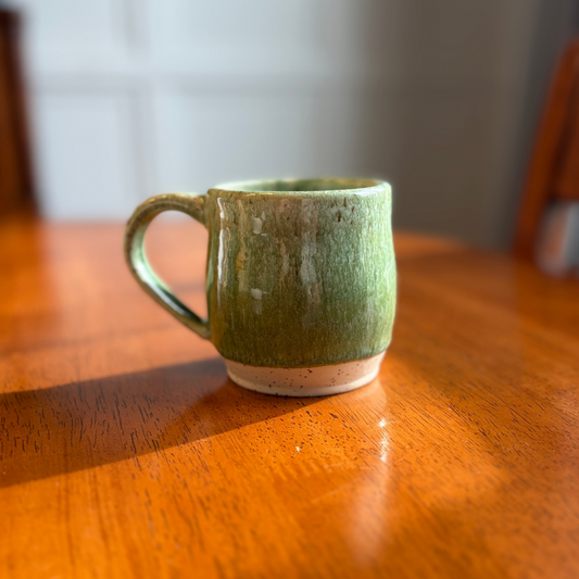 Leaf Green Stoneware Mug | Medium