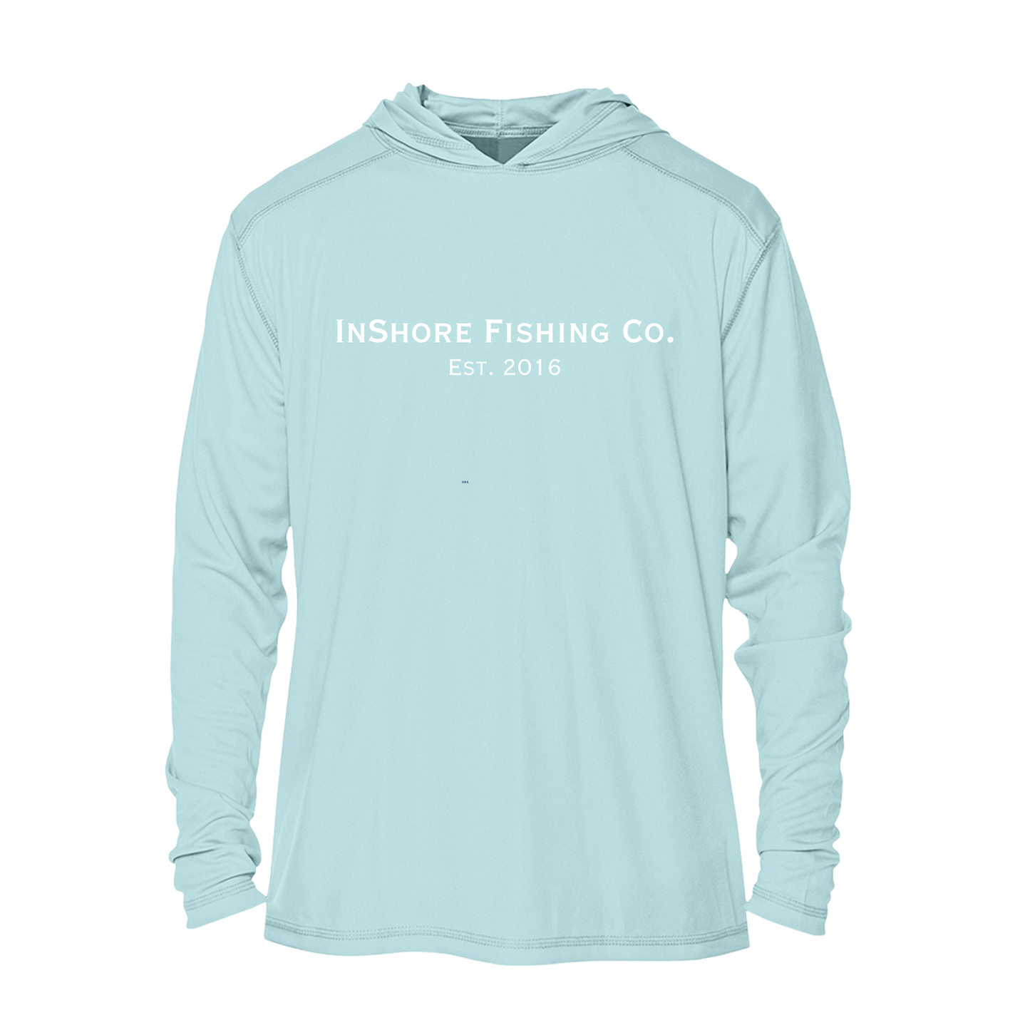 InShore Fishing Co. Solar Hoodie  — White Logo